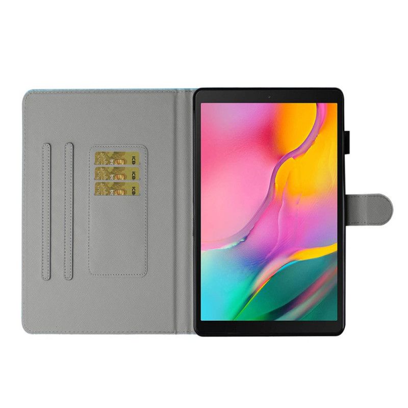 Etui Folio Samsung Galaxy Tab A7 Motyl Księżycowy Etui Ochronne