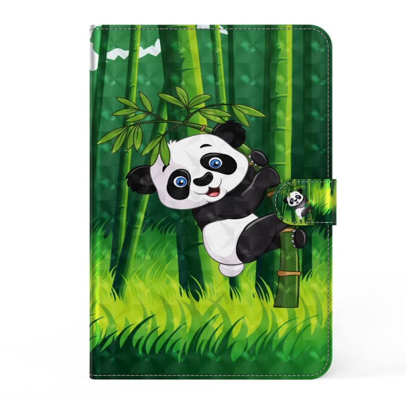 Etui Folio Samsung Galaxy Tab A7 Panda Z Punktem Świetlnym