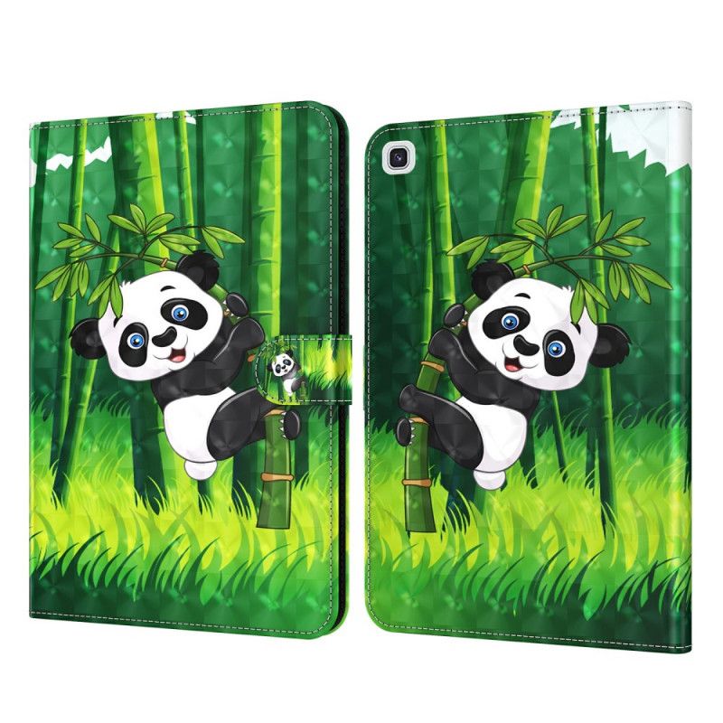 Etui Folio Samsung Galaxy Tab A7 Panda Z Punktem Świetlnym