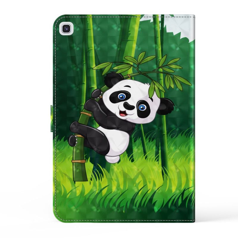 Etui Folio Samsung Galaxy Tab A7 Panda Z Punktem Świetlnym