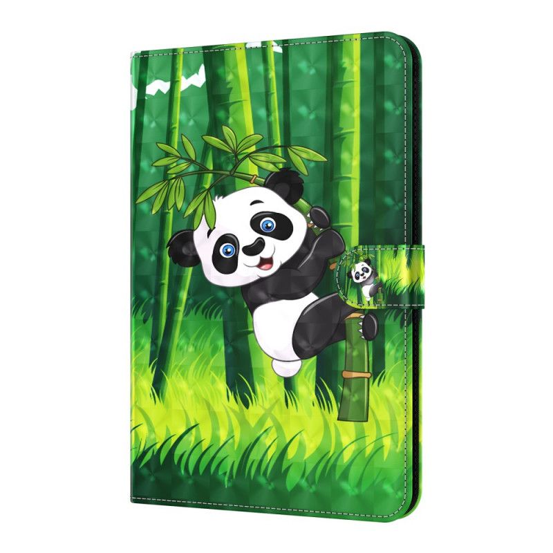 Etui Folio Samsung Galaxy Tab A7 Panda Z Punktem Świetlnym