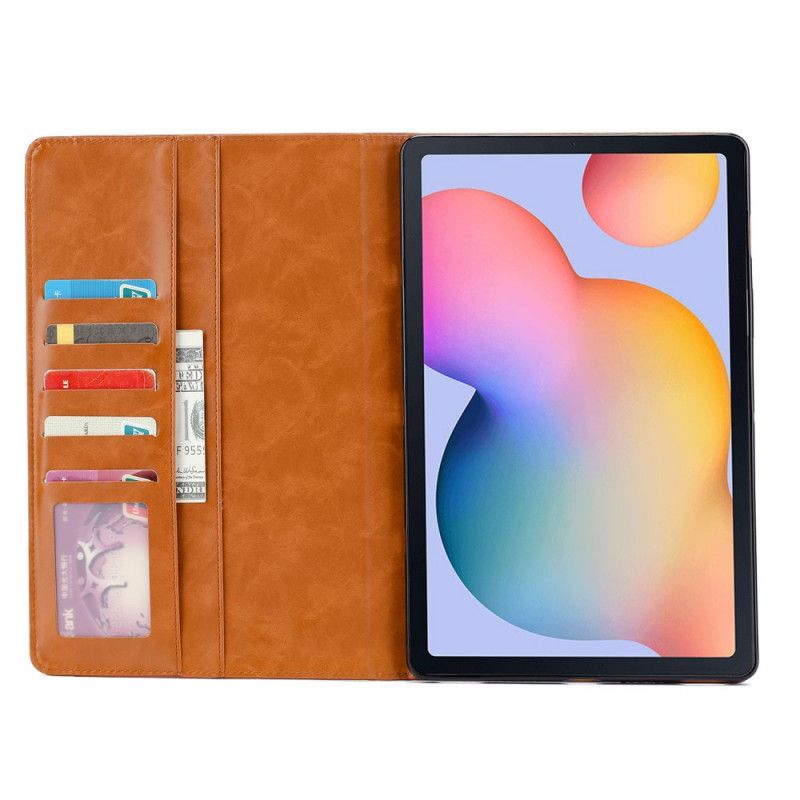 Etui Samsung Galaxy Tab A7 Czerwony Czarny Zestaw Kart