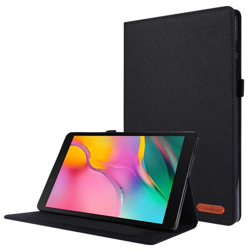 Etui Samsung Galaxy Tab A7 Szary Czarny Tkanina