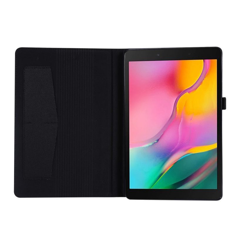 Etui Samsung Galaxy Tab A7 Szary Czarny Tkanina