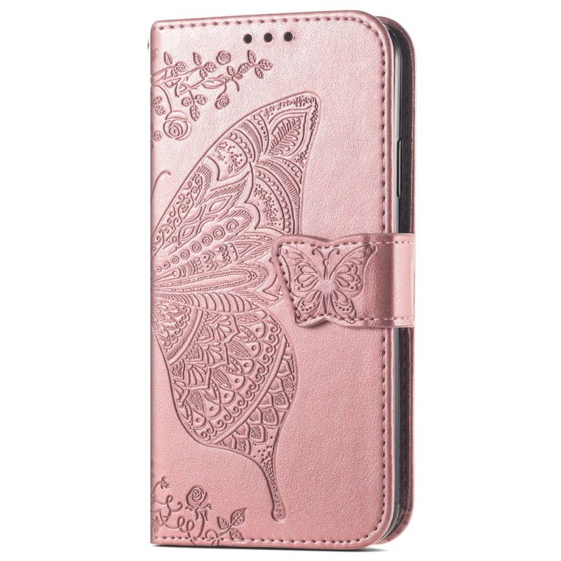 Etui Folio Do Realme 12 Plus 5g Barokowy Motyl