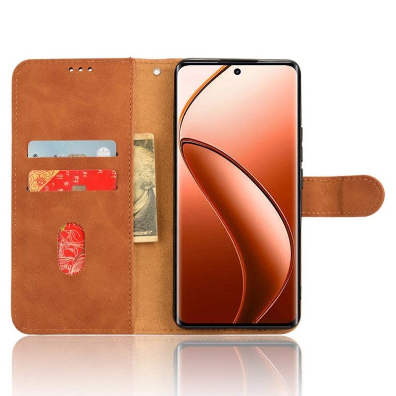 Etui Folio Do Realme 12 Plus 5g Zamszowy Styl