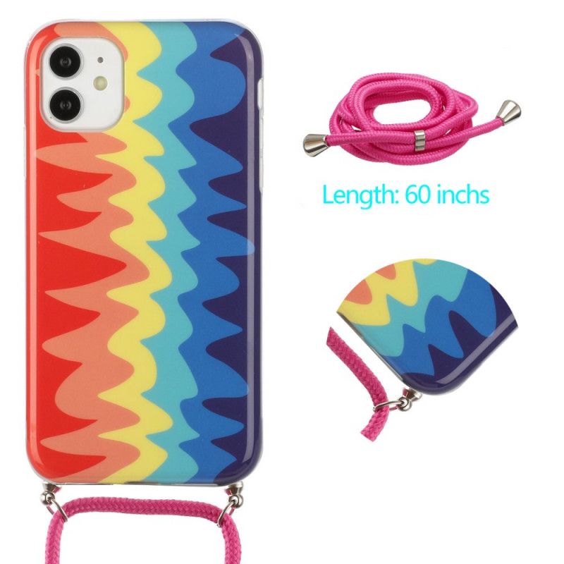 Etui Na Iphone 11 Rainbow Cord