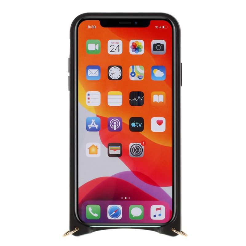 Etui Na Iphone'A 11 Pro Max Z Łańcuszkiem Wielokrotnym