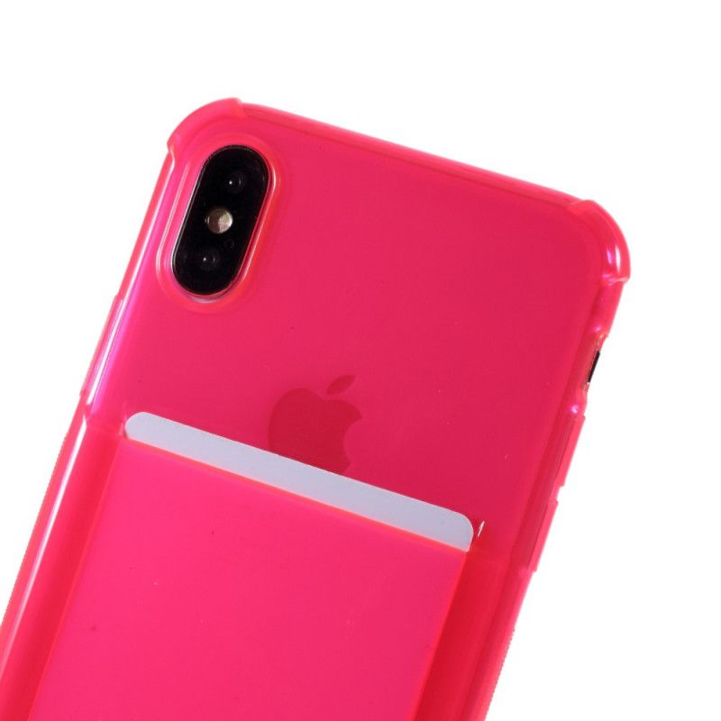 Etui Ze Sznurkiem Do Iphone'A X / Xs Z Uchwytem Na Kartę