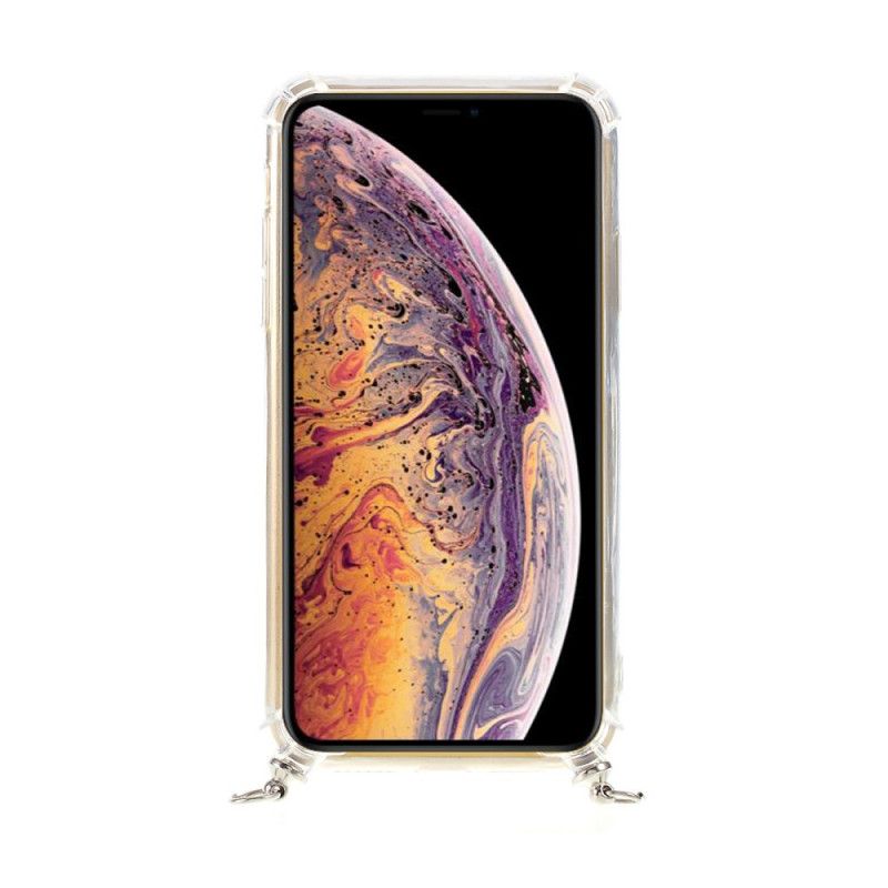 Hybrydowe Etui Do Iphone'A Xr Z Kolorowym Przewodem