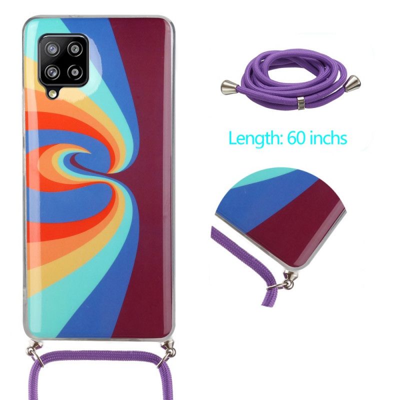 Samsung Galaxy A42 5G Rainbow Etui I Przewód