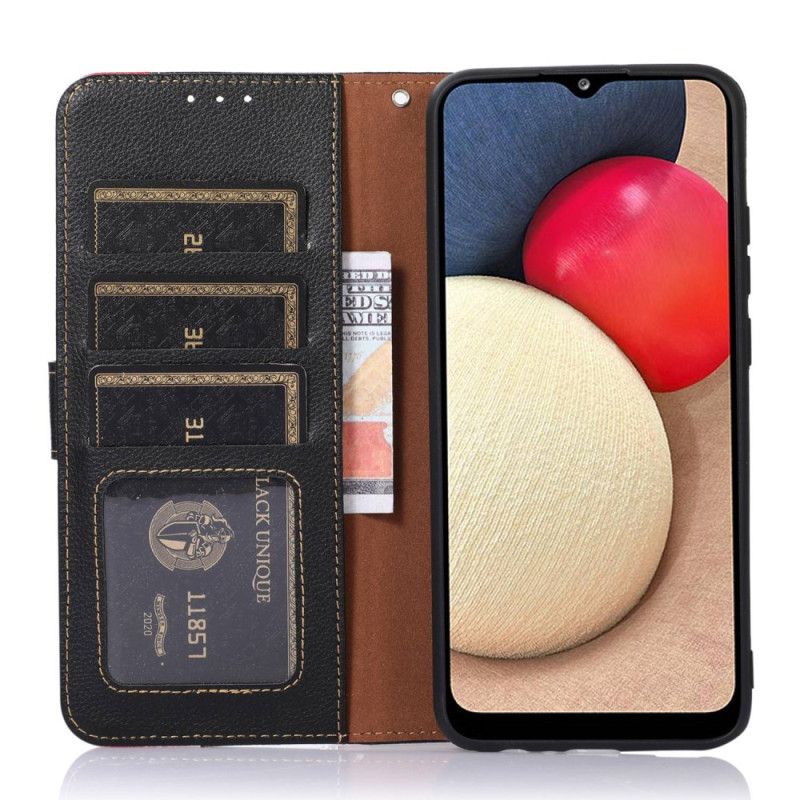 Etui Folio Do Honor X9b / Magic 6 Lite Dwukolorowy Portfel Blokujący Rfid Khazneh