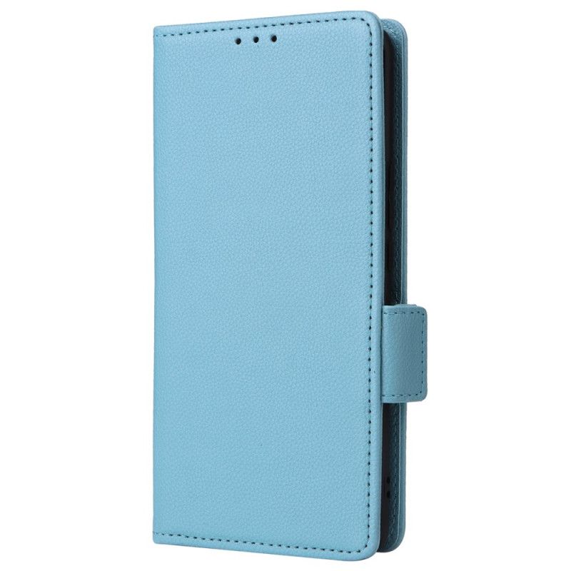 Etui Folio Do Honor X9b / Magic 6 Lite Imitacja Skóry Z Paskiem