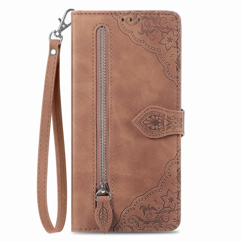 Etui Folio Do Honor X9b / Magic 6 Lite Kwiatowy Wzór Z Paskiem