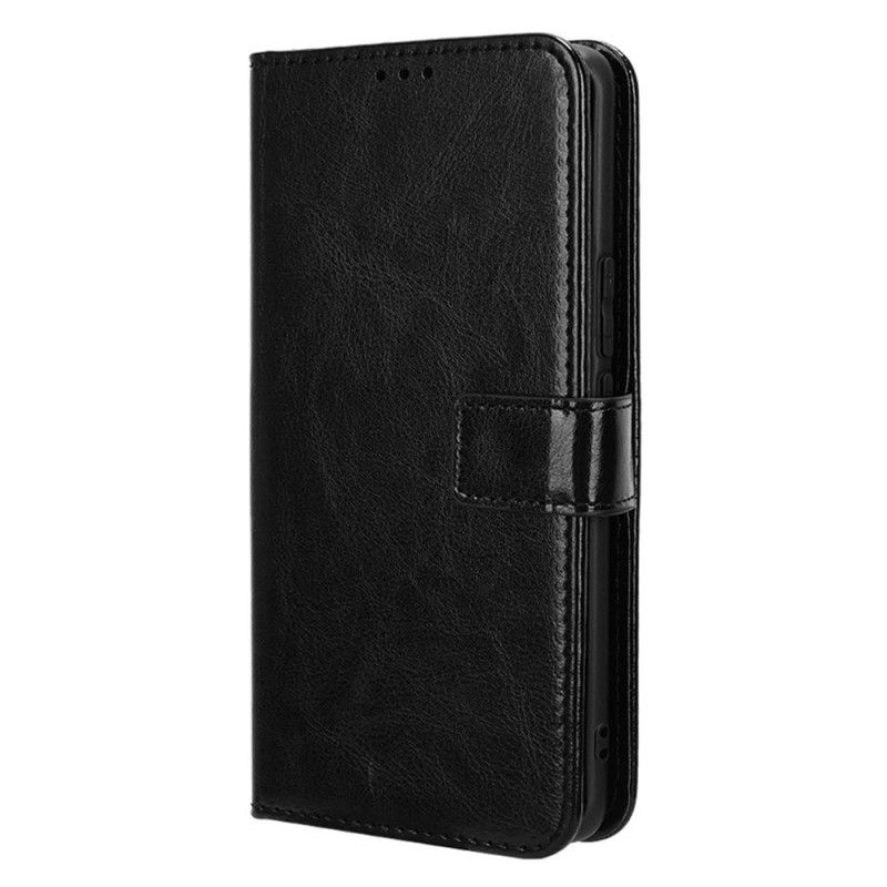 Etui Folio Honor X9b / Magic 6 Lite Błyszcząca Sztuczna Skóra Z Paskiem Etui Ochronne