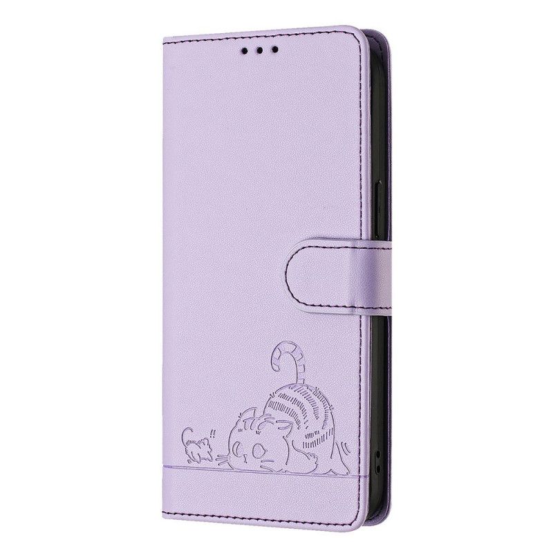 Etui Folio Honor X9b / Magic 6 Lite Kot I Mysz