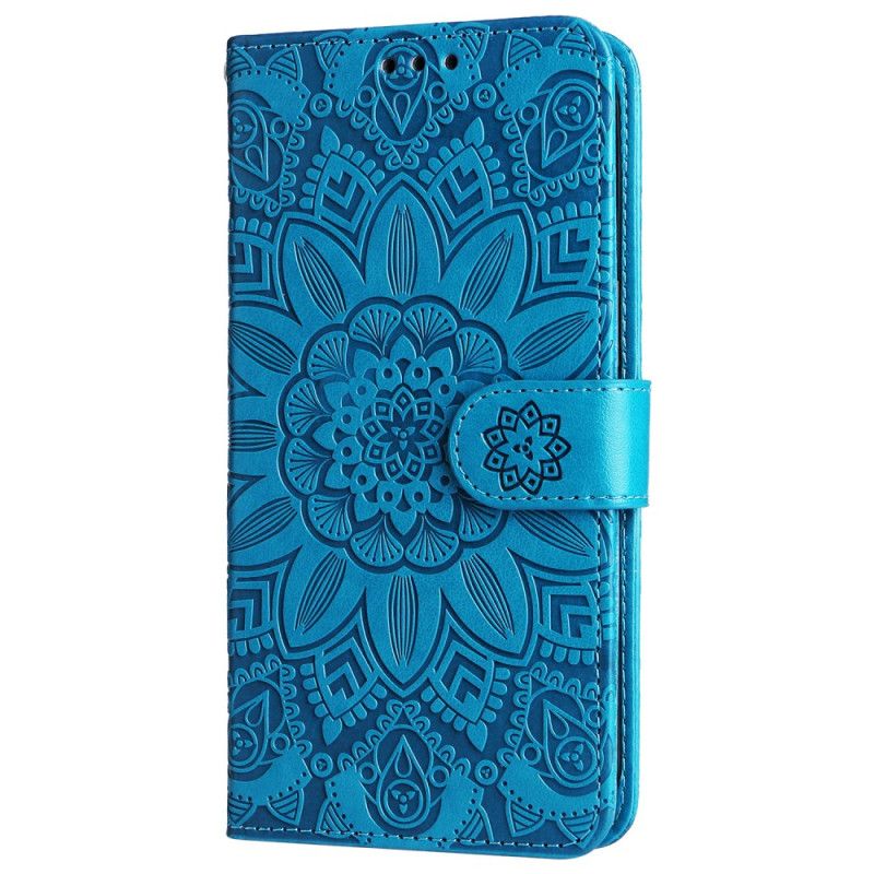 Etui Folio Honor X9b / Magic 6 Lite Kwiatowa Mandala Z Paskiem