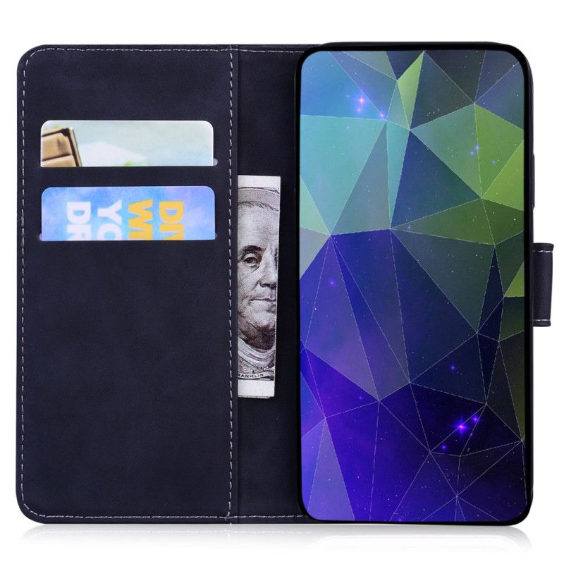 Etui Folio Honor X9b / Magic 6 Lite Przeszycia Z Efektem Skóry