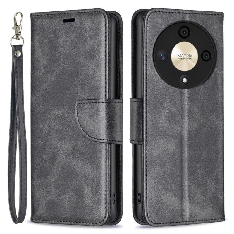 Etui Folio Honor X9b / Magic 6 Lite Syle Skóra Z Paskiem Etui Ochronne