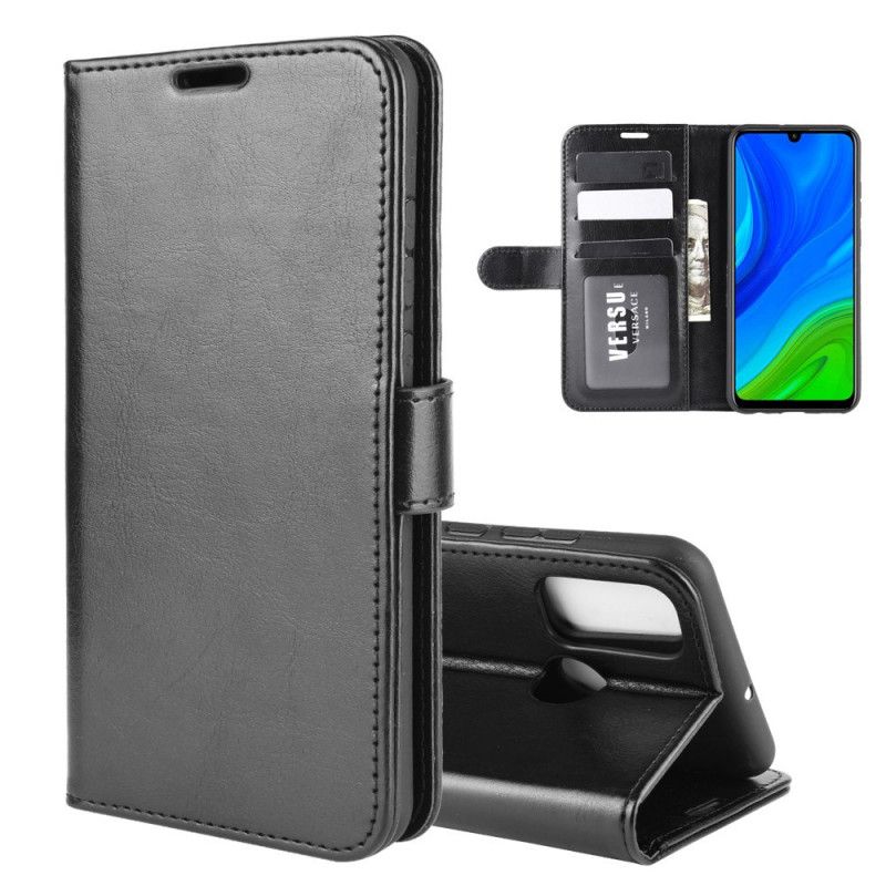 Etui Folio Huawei P Smart 2020 Czarny Ultra Sztuczna Skóra Etui Ochronne