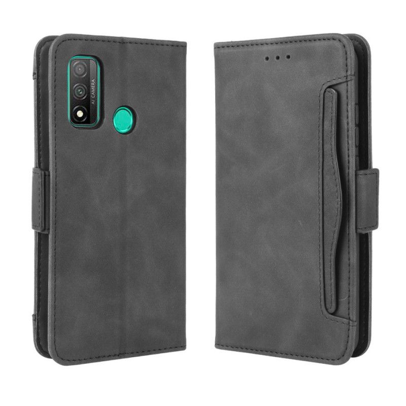 Etui Folio Huawei P Smart 2020 Czerwony Czarny Karta Wielofunkcyjna Pierwszej Klasy Etui Ochronne