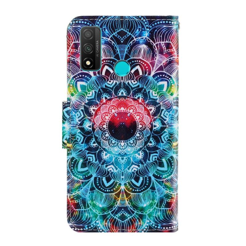 Etui Folio Huawei P Smart 2020 Efektowna Mandala Ze Stringami Etui Ochronne