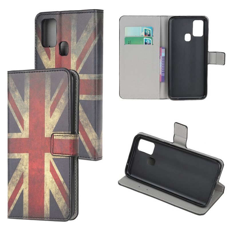 Etui Folio Huawei P Smart 2020 Flaga Anglii Etui Ochronne