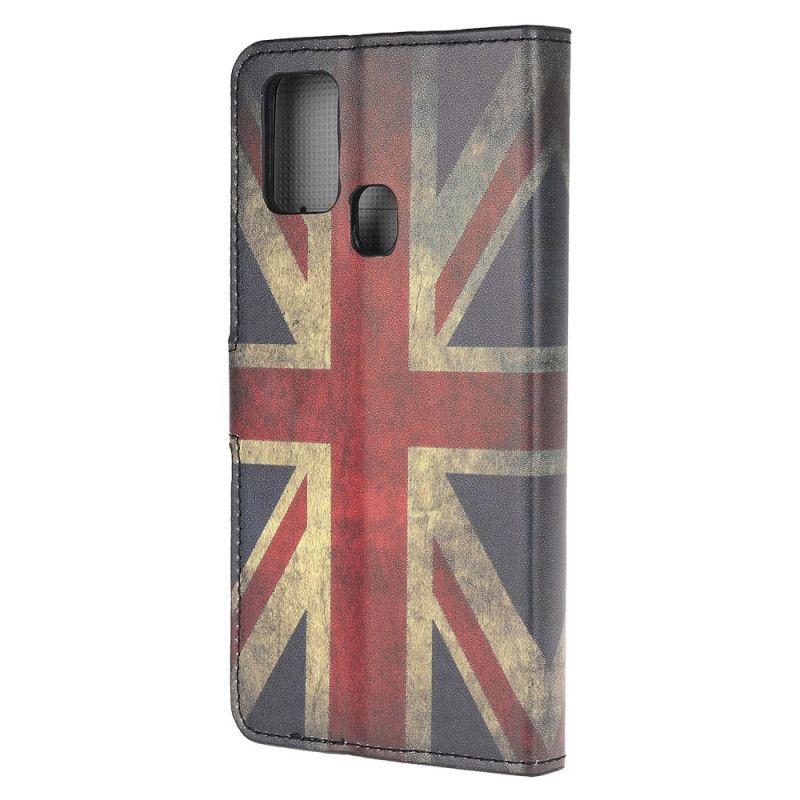 Etui Folio Huawei P Smart 2020 Flaga Anglii Etui Ochronne