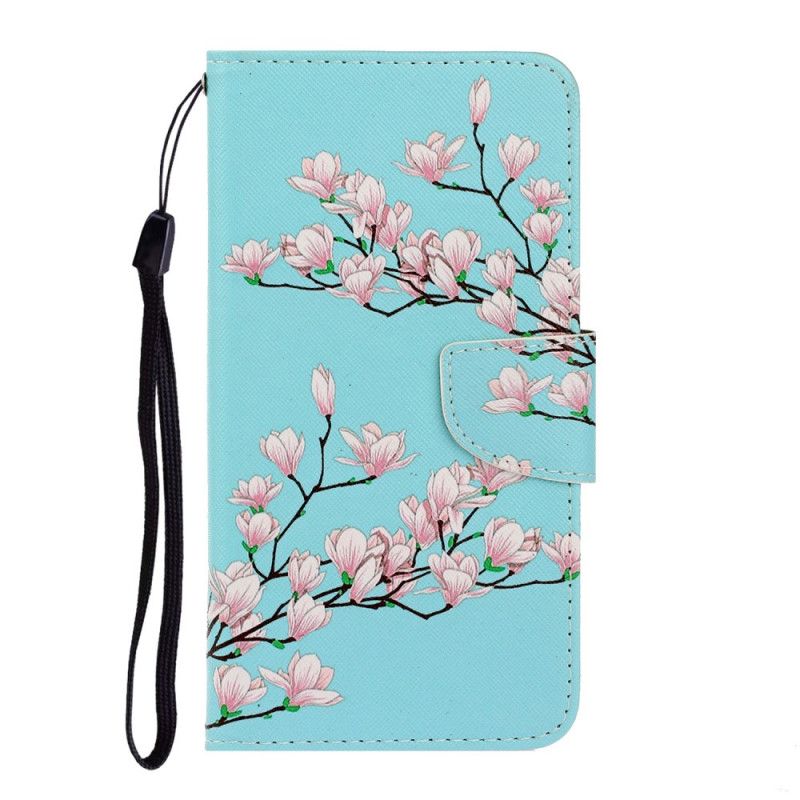 Etui Folio Huawei P Smart 2020 Krzew Stringi Etui Ochronne