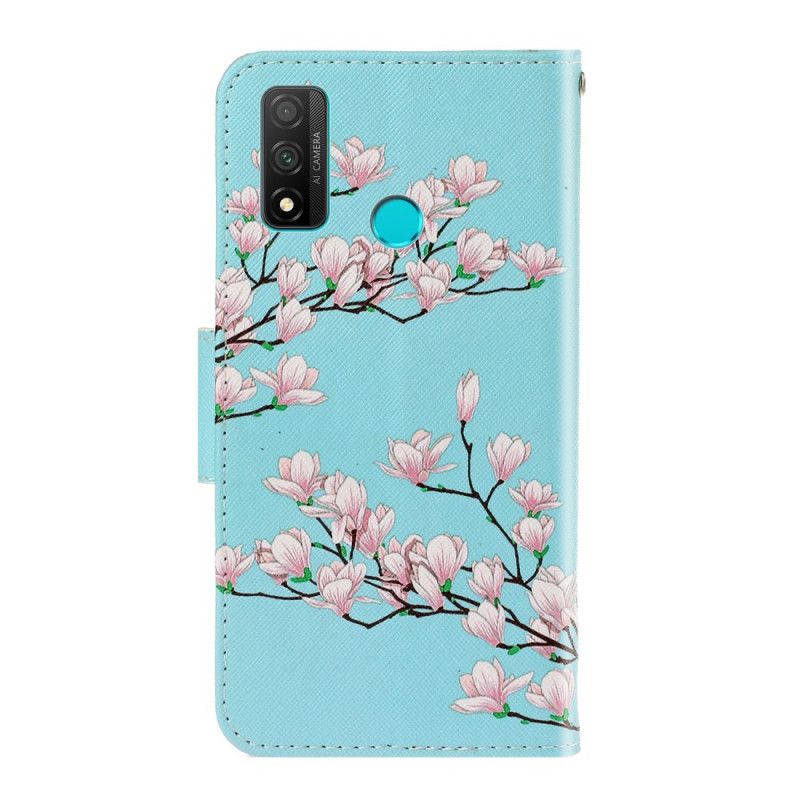 Etui Folio Huawei P Smart 2020 Krzew Stringi Etui Ochronne