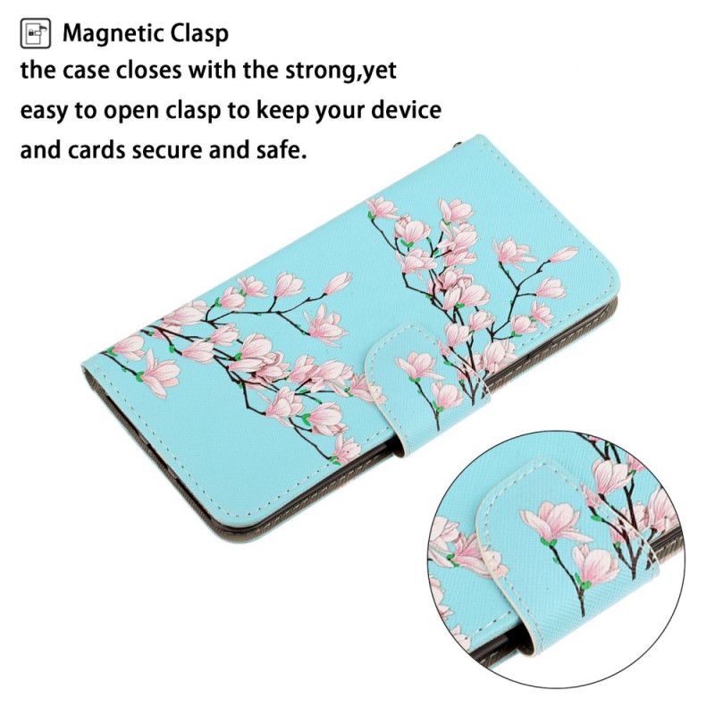 Etui Folio Huawei P Smart 2020 Krzew Stringi Etui Ochronne