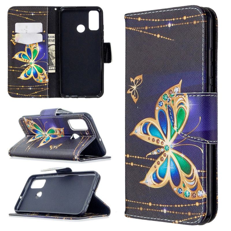 Etui Folio Huawei P Smart 2020 Magiczny Motyl