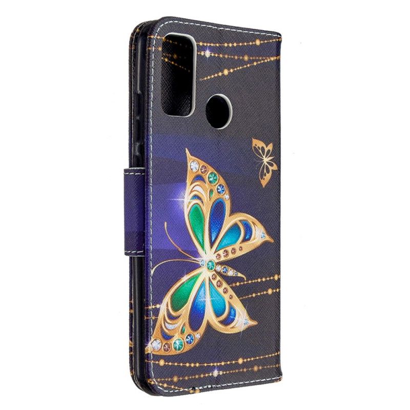 Etui Folio Huawei P Smart 2020 Magiczny Motyl