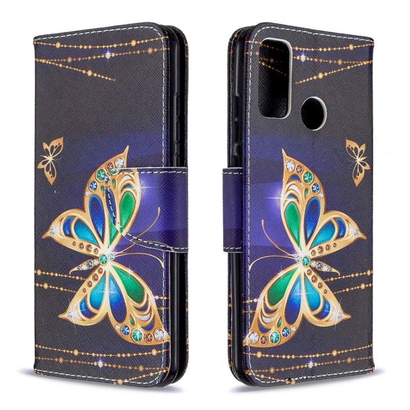 Etui Folio Huawei P Smart 2020 Magiczny Motyl