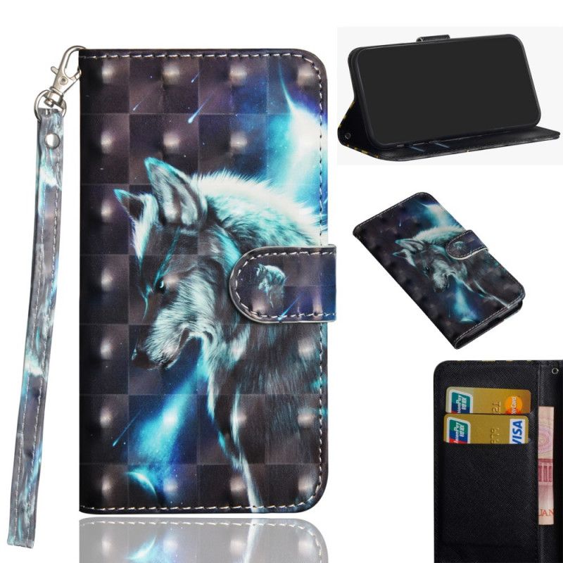 Etui Folio Huawei P Smart 2020 Majestatyczny Wilk Etui Ochronne