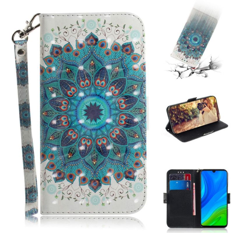 Etui Folio Huawei P Smart 2020 Mistrzowska Mandala Ze Stringami Etui Ochronne