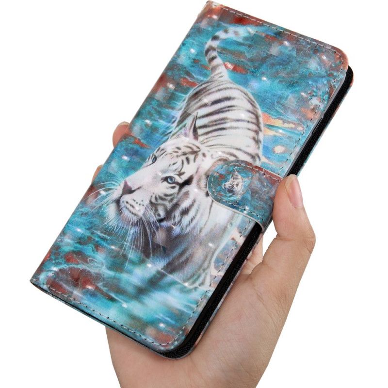 Etui Folio Huawei P Smart 2020 Tygrys W Wodzie