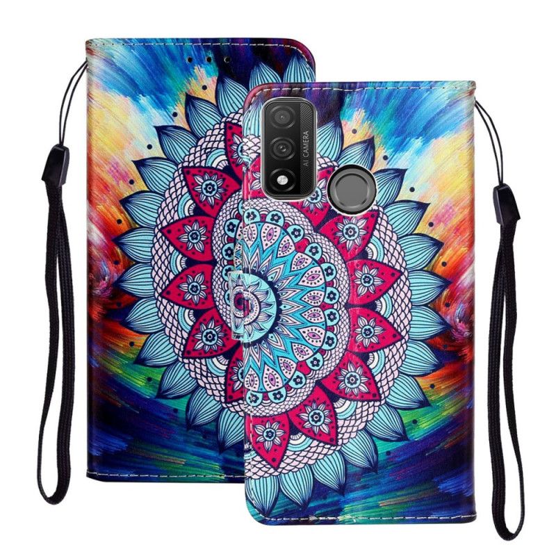 Etui Folio Huawei P Smart 2020 Ultra Kolorowa Mandala