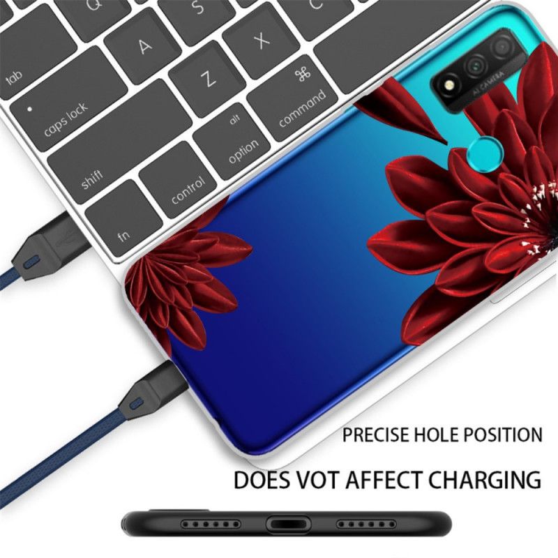 Etui Huawei P Smart 2020 Dzikie Kwiaty