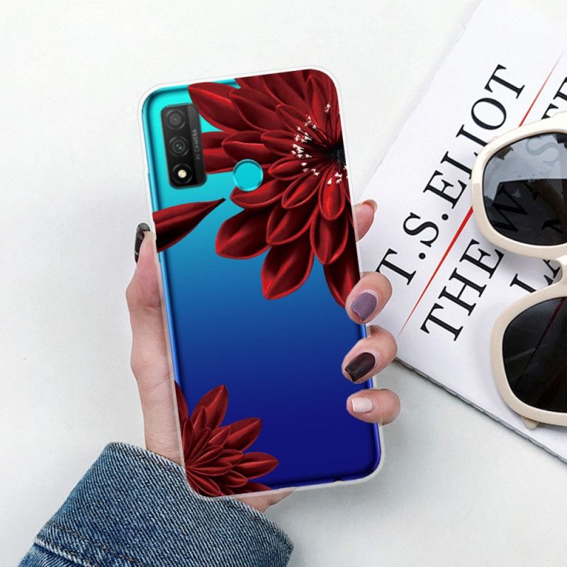 Etui Huawei P Smart 2020 Dzikie Kwiaty