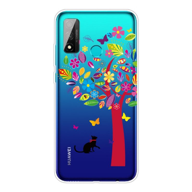 Etui Huawei P Smart 2020 Kot Pod Drzewem