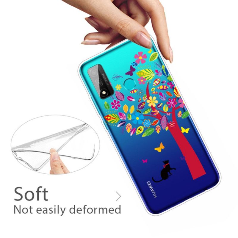 Etui Huawei P Smart 2020 Kot Pod Drzewem