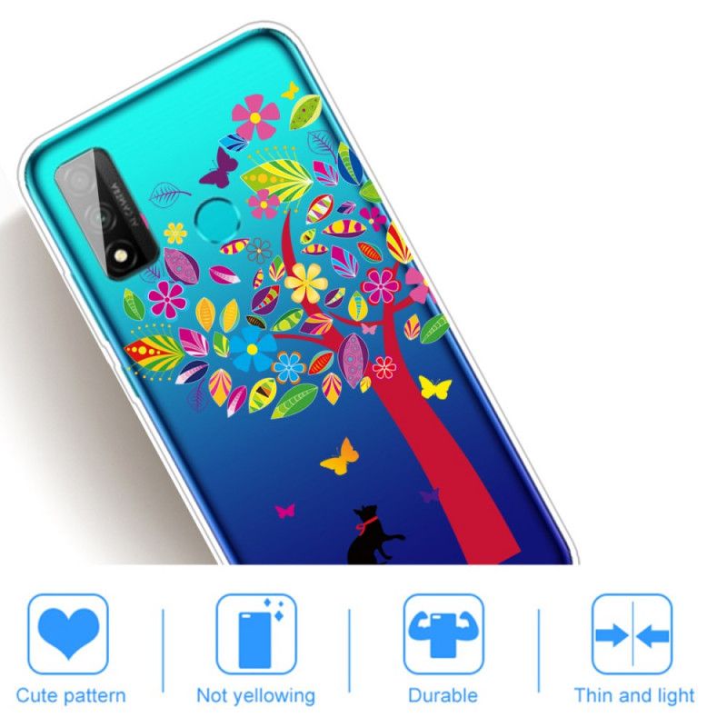 Etui Huawei P Smart 2020 Kot Pod Drzewem