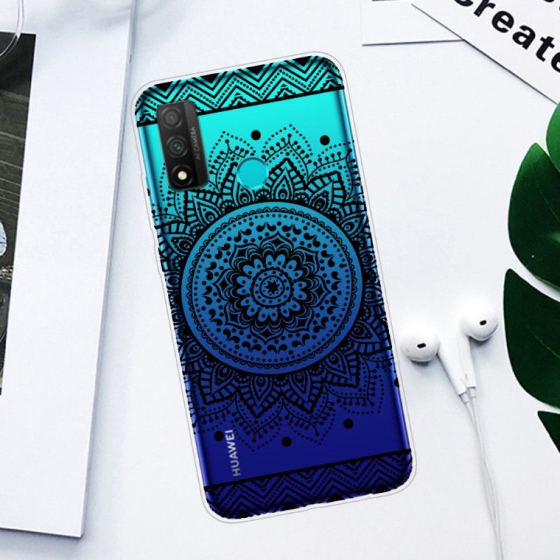 Etui Huawei P Smart 2020 Przezroczysta Mandala Kwiatowa