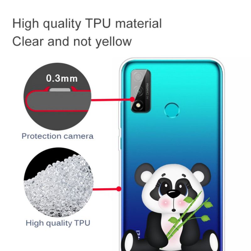 Etui Huawei P Smart 2020 Przezroczysta Smutna Panda