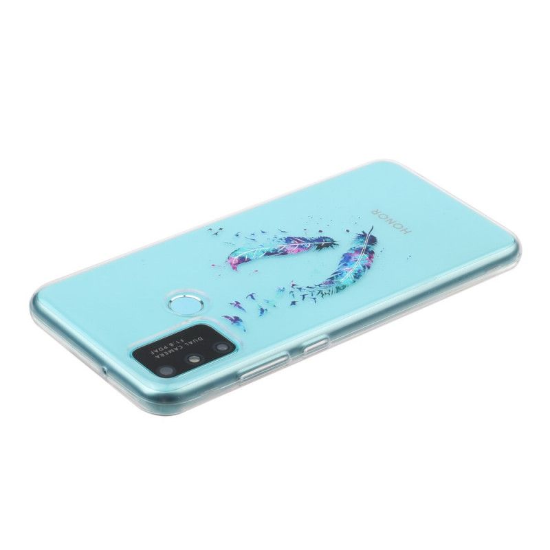 Etui Huawei P Smart 2020 Przezroczyste Pióra