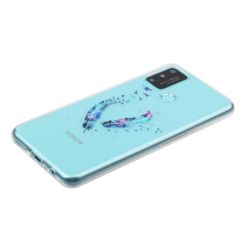 Etui Huawei P Smart 2020 Przezroczyste Pióra