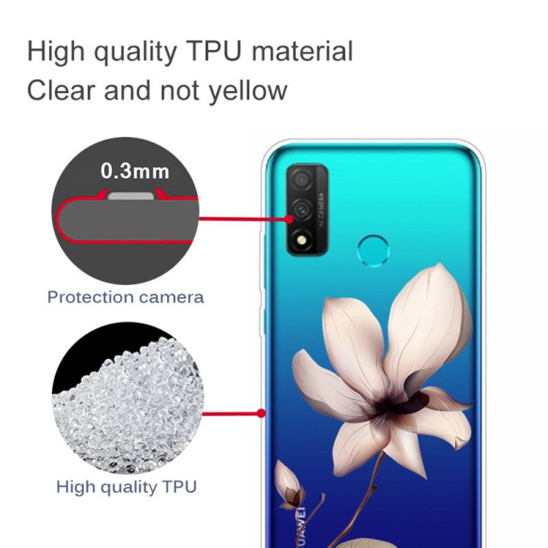 Etui Huawei P Smart 2020 Stary Kwiat Róży Etui Ochronne