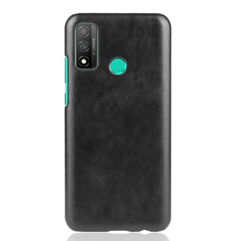 Etui Huawei P Smart 2020 Szary Czarny Performance Imitacja Skóry Liczi