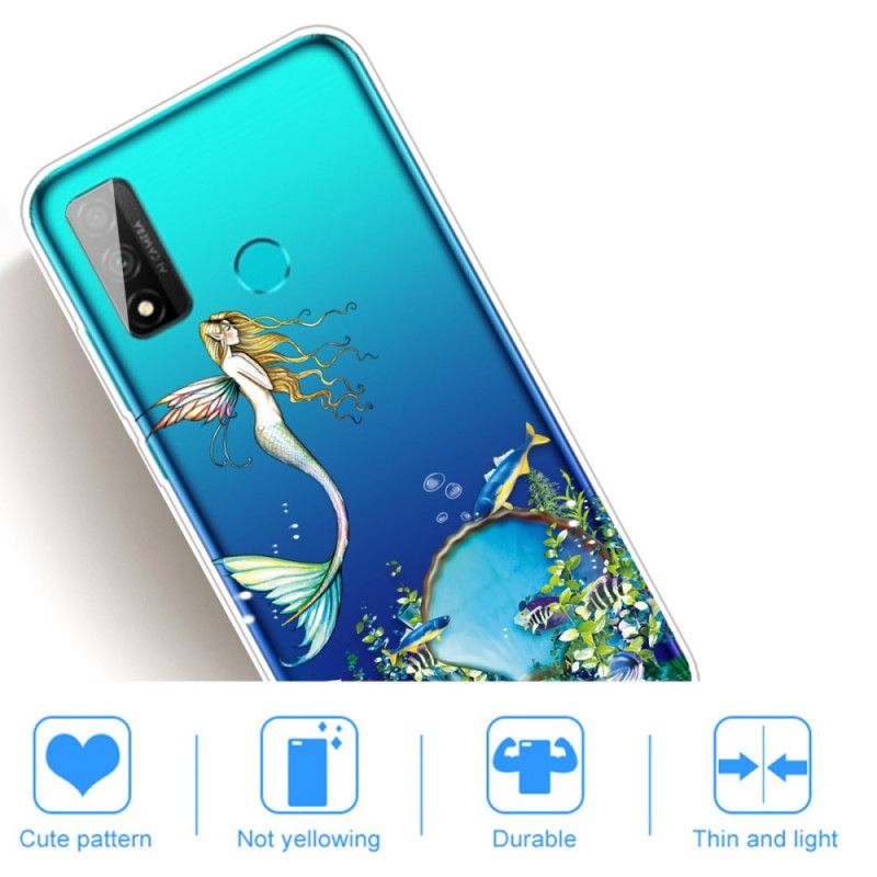 Futerały Huawei P Smart 2020 Etui na Telefon Niebieska Syrena